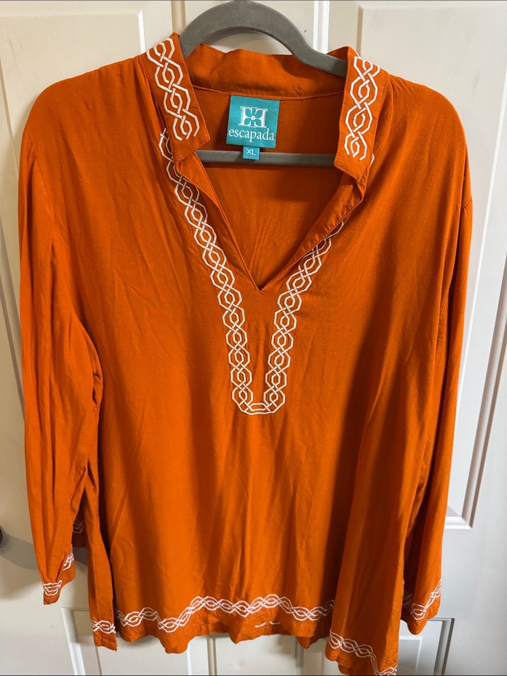 Escapada embroidered tunic xl